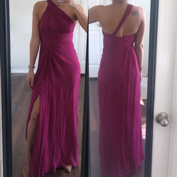 Aidan Mattox Dresses & Skirts - Aidan Mattox magenta fuchsia formal dress gown